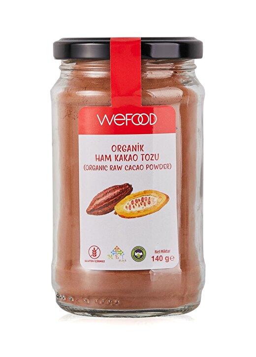 Wefood Organik Kakao Tozu 140 Gr 1