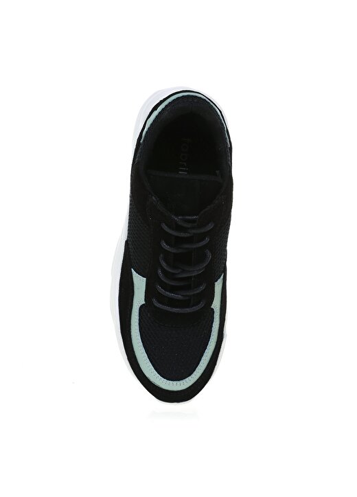 Fabrika Siyah - Yeşil Kadın Sneaker 4