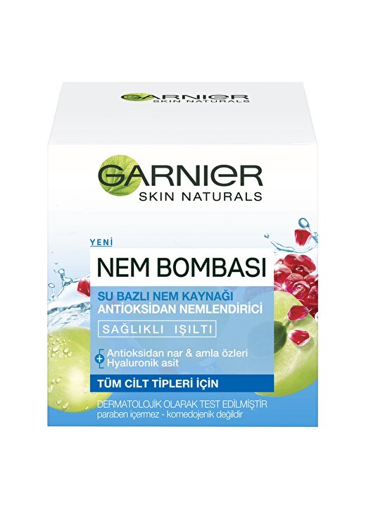Garnier Nem Bombası Su Bazlı Nem Kaynağı Antioksidan Nemlendirici 50ML 1