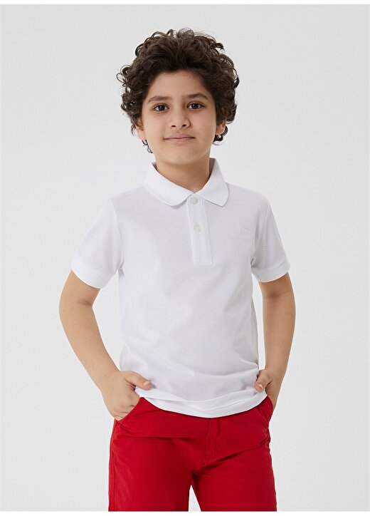 Lee Cooper Pike Beyaz Erkek Çocuk Polo T-Shirt 212 LCB 242004 TWINS BEYAZ 2