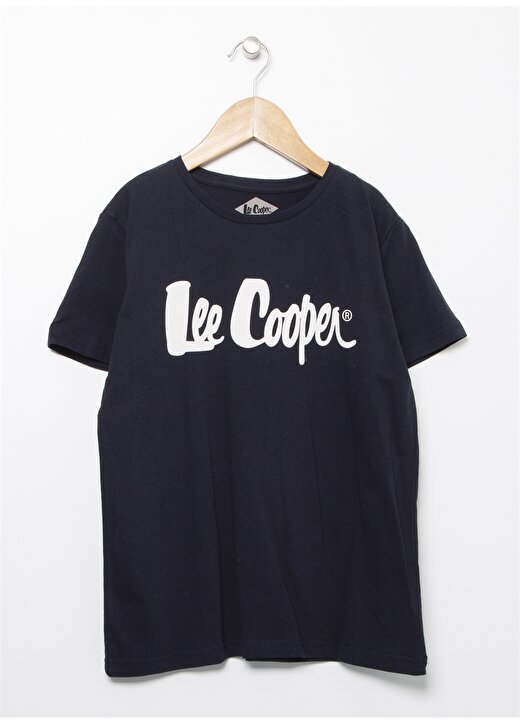Lee Cooper Bisiklet Yaka Kısa Kollu Baskılı Lacivert Erkek Çocuk T-Shirt 1