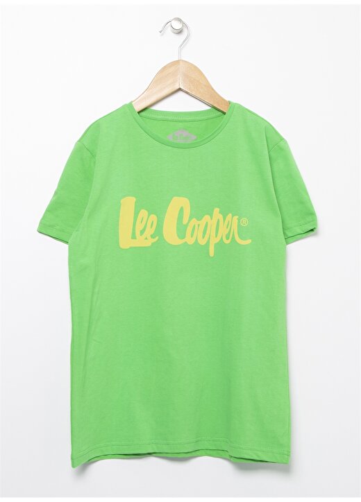 Lee Cooper O Yaka Normal Kalıp Baskılı Yeşil Erkek Çocuk T-Shirt 1
