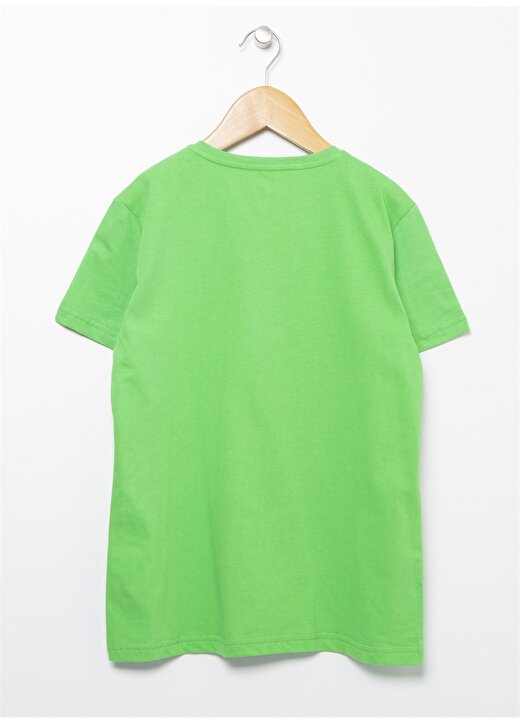 Lee Cooper O Yaka Normal Kalıp Baskılı Yeşil Erkek Çocuk T-Shirt 2