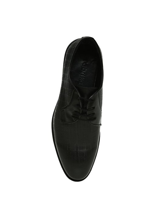 Fabrika Deri Siyah Erkek Klasik Ayakkabı ALIGN 4