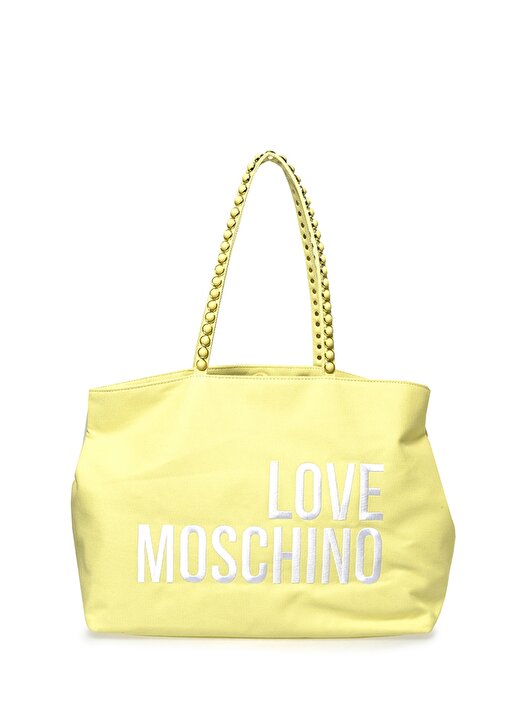 Love Moschino JC4078PP1CLC0400 Mıknatıslı Sarı Kadın Shopper Çanta 1