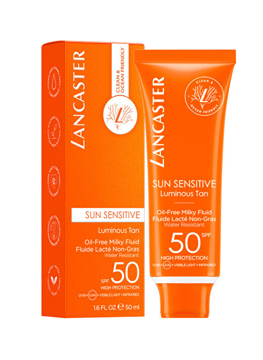 Lancaster Sun Sensitive Oil-Free Milky Fluid SPF50 50 ml 2