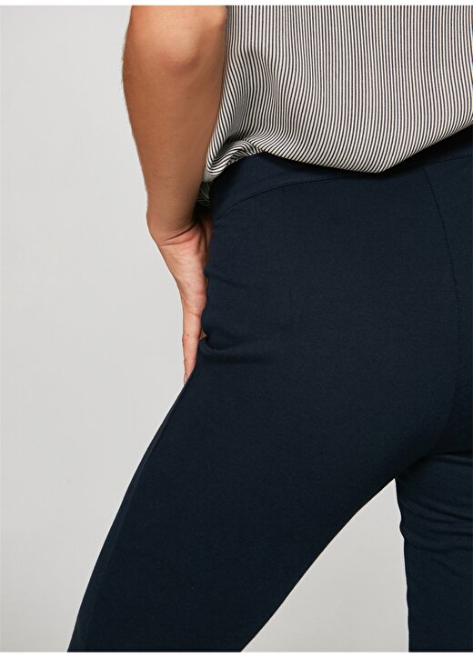Faik Sönmez Normal Bel Slim Fit Lacivert Kadın Pantolon B00053 4