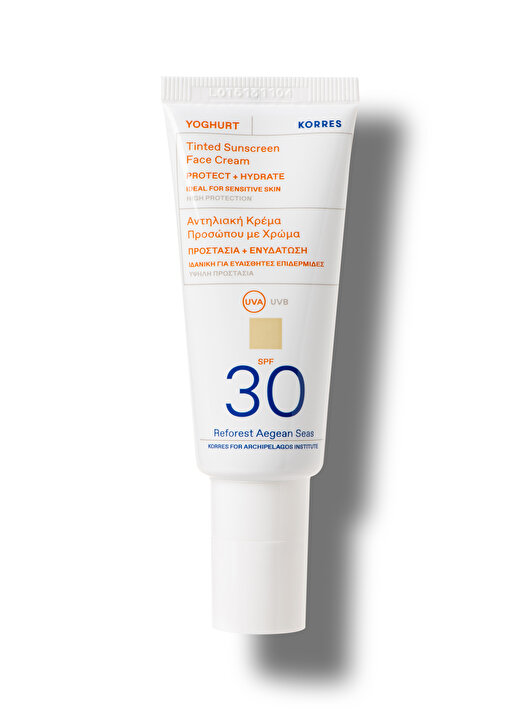 Korres Yoghurt Güneş Koruyucu Renkli Krem (Yüz) SPF30 40ml 1