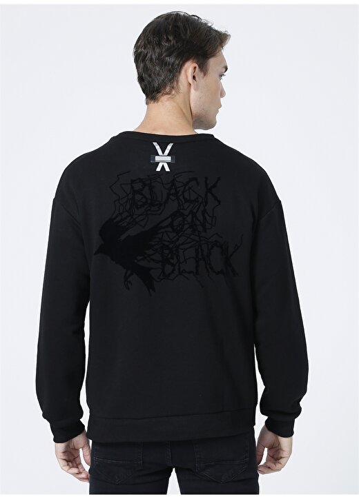 Black On Black Siyah Erkek Sweatshirt 4