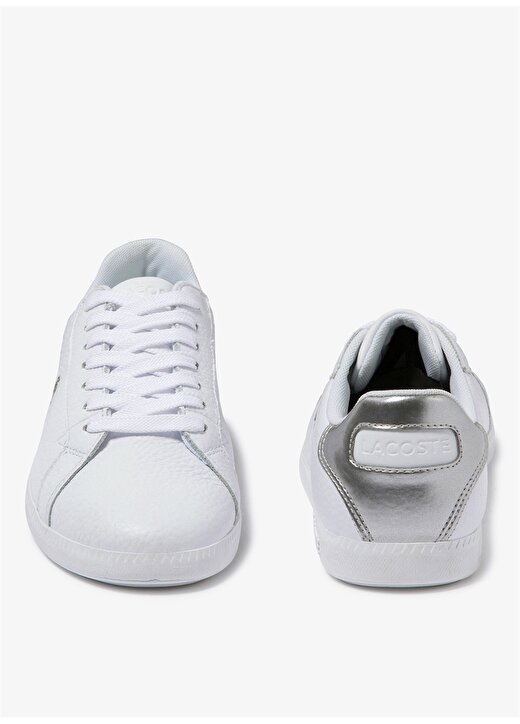 Lacoste GRADUATE Beyaz - Gümüş Kadın Lifestyle Ayakkabı 3