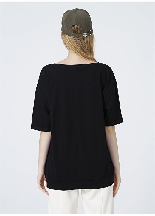 Fabrika Comfort Siyah Kadın T-Shirt 4