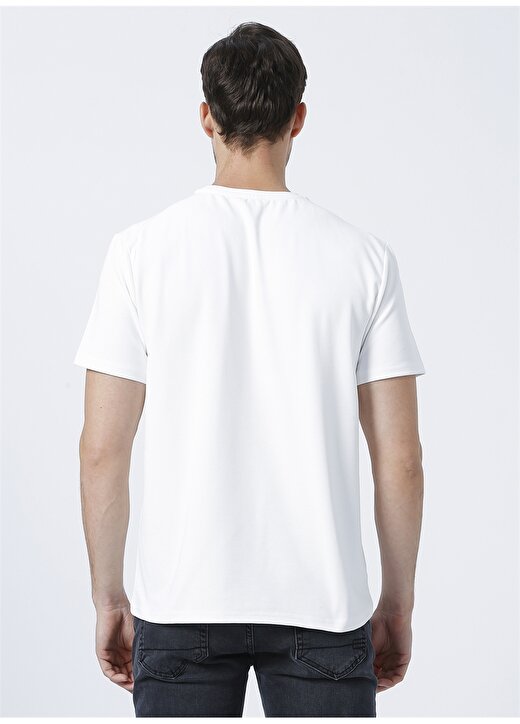 Fabrika Sports S-GROVER O Yaka Basic Beyaz Erkek T-Shirt 4