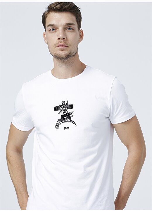 Fabrika Sports Ekru Erkek T-Shirt 3