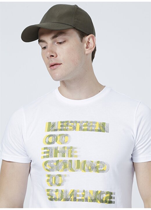 Limon Ekru Erkek T-Shirt 2