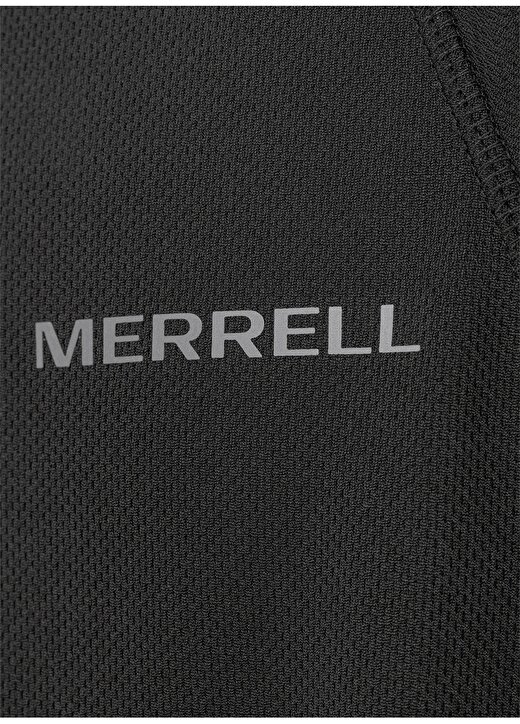 Merrell Bisiklet Yaka Kısa Kollu Logo Baskılı Slim Fit Siyah Erkek T-Shirt 3