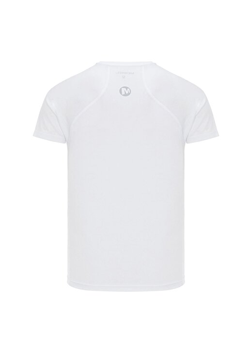 Merrell Bisiklet Yaka Kısa Kol Slim Fitkalıp Baskılı Beyaz Erkek T-Shirt 2