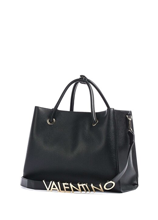 Valentino Siyah Kadın 35X27 X14 Cm El Çantası VBS5A802 3