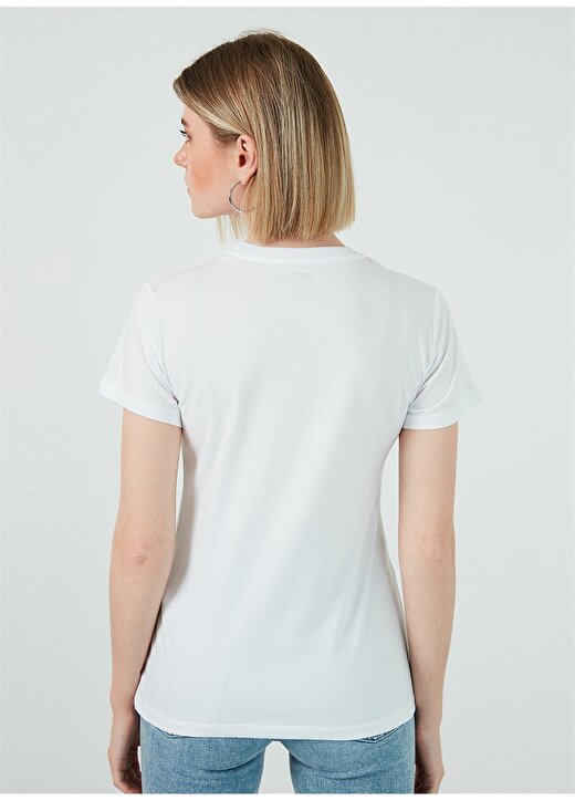 Levis Yuvarlak Yaka Beyaz Kadın T-Shirt THE PERFECT TEE TR SPORTSWEAR LOGO 4