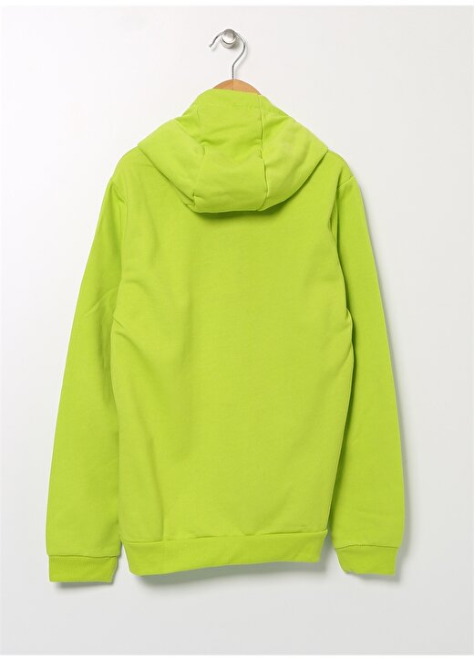 Funky Rocks TM-19 Yeşil Kapüşonlu Erkek Çocuk Baskılı Sweatshirt 2