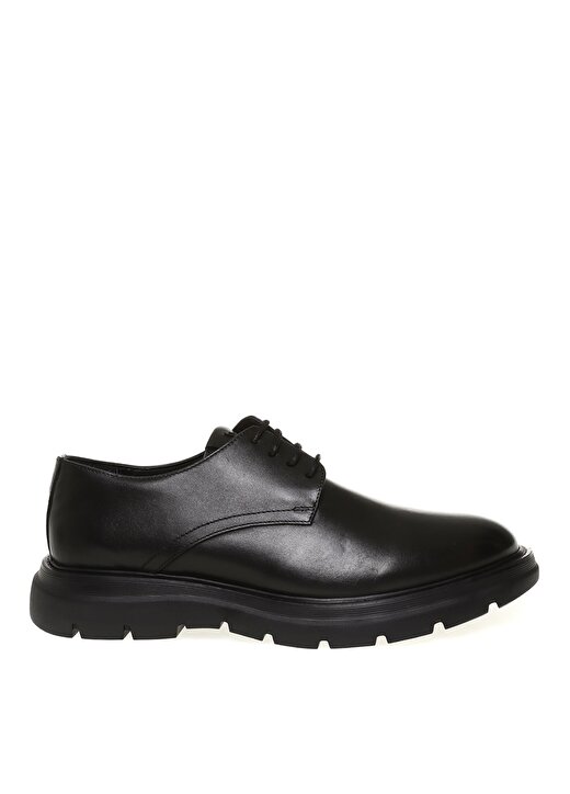 Fabrika Deri Siyah Erkek Klasik Ayakkabı VIDAL 1