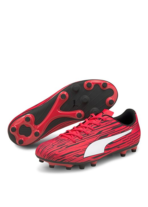Puma 10657201 Rapido Iii Fg Ag Kırmızı - Beyaz - Siyah Erkek Futbol Ayakkabısı 2