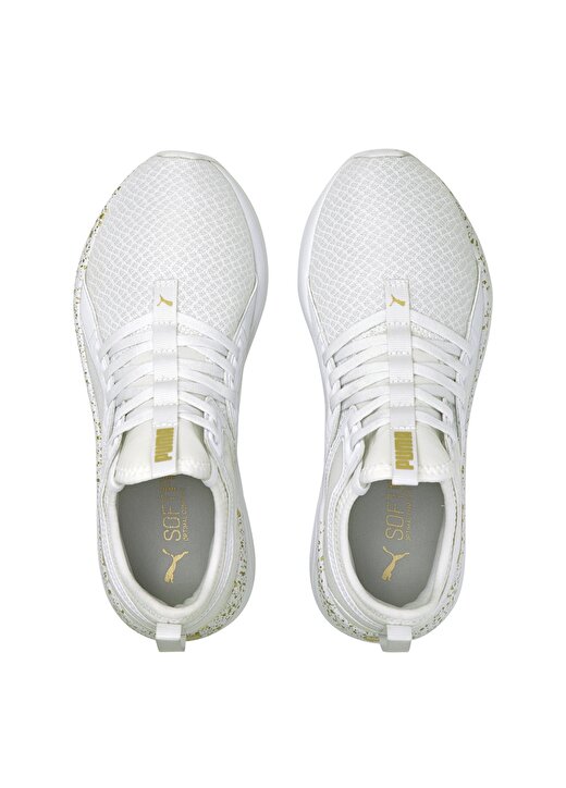 Puma 19522302 Softride Sophia Shimmer Sarı - Beyaz Kadın Koşu Ayakkabısı 4