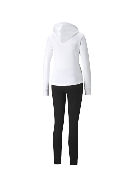 Puma Kapüşonlu Regular Fit Beyaz Kadın Eşofman Takımı - 58913202 Classic Hooded Sweatsuit 2