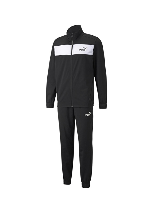 Puma 84584401 Poly Suit Cl Gömlek Yaka Regular Fit Siyah Erkek Eşofman Takımı 4