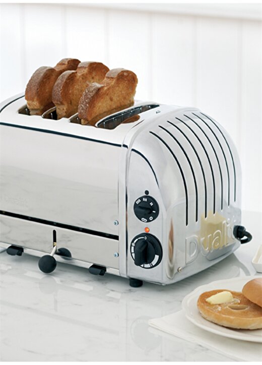 Dualit Classic 4 Hazneli Ekmek Kızartma Makinesi Çelik 3
