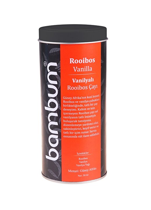 Bambum Rooibos - Vanilyalı Rooibos 50 Gr 1