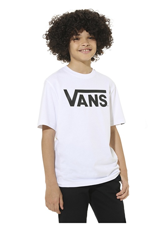 Vans Beyaz Bisiklet Yaka Erkek Çocuk T-Shirt 2