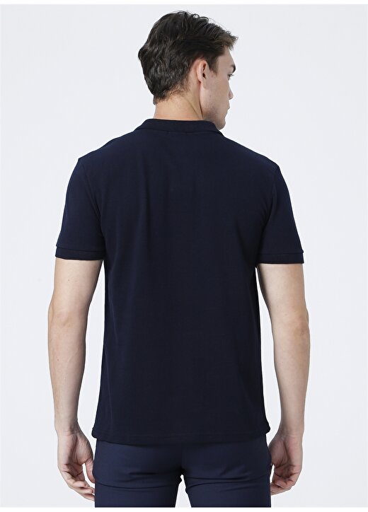Fabrika Basic Lacivert Erkek Polo T-Shirt - LEONARDO 4
