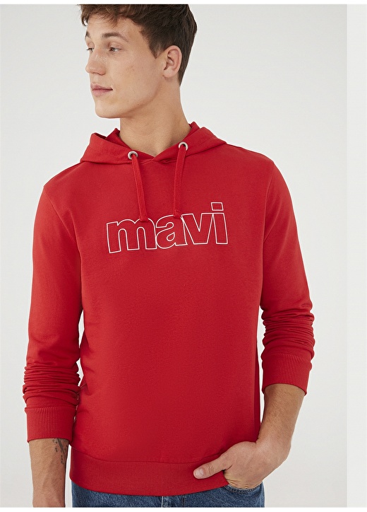 Mavi 065606-345 Düz Yaka Regular Fit Baskılı Erkek Sweatshirt 2