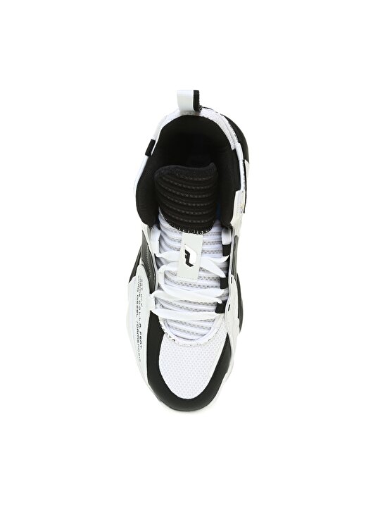 Adidas H00427 Dame 7 Extply Beyaz - Siyah Erkek Basketbol Ayakkabısı 4