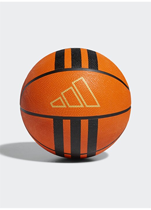 Adidas Gv2059 3S Rubber X2 Siyah - Turuncu Unisex Basketbol Topu 1