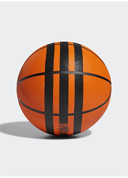 Adidas Gv2059 3S Rubber X2 Siyah - Turuncu Unisex Basketbol Topu 2