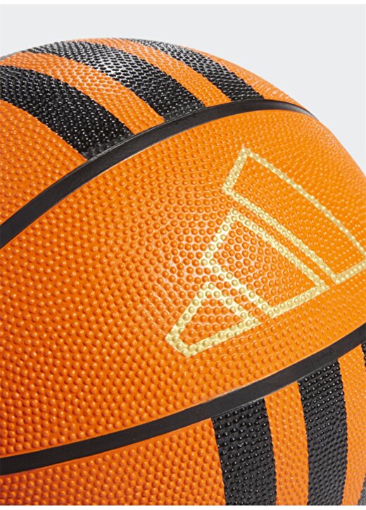 Adidas Gv2059 3S Rubber X2 Siyah - Turuncu Unisex Basketbol Topu 3