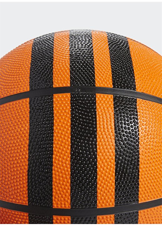 Adidas Gv2059 3S Rubber X2 Siyah - Turuncu Unisex Basketbol Topu 4