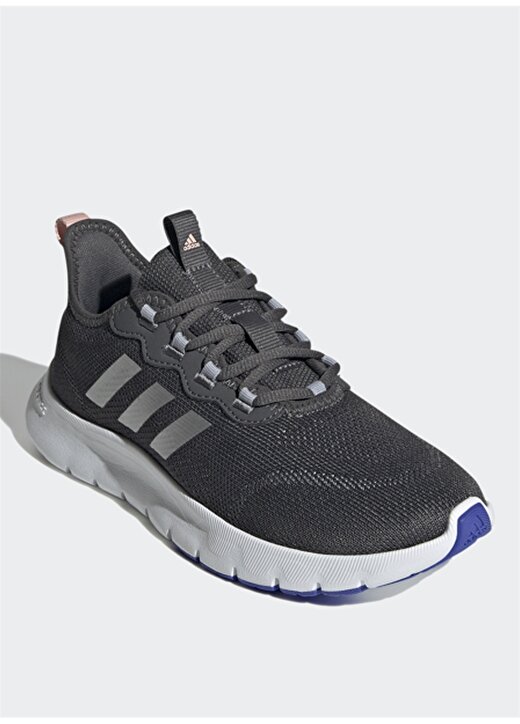 Adidas GZ9047 VARIO SPORT Gri Bağcıklı Kadın Koşu Ayakkabısı 4