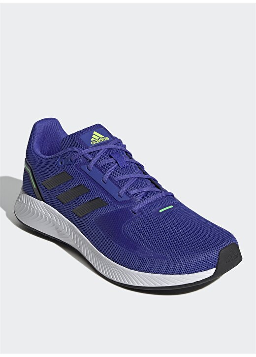 Adidas H04540 Runfalcon 2.0 Mavi - Yeşil Erkek Koşu Ayakkabısı 3