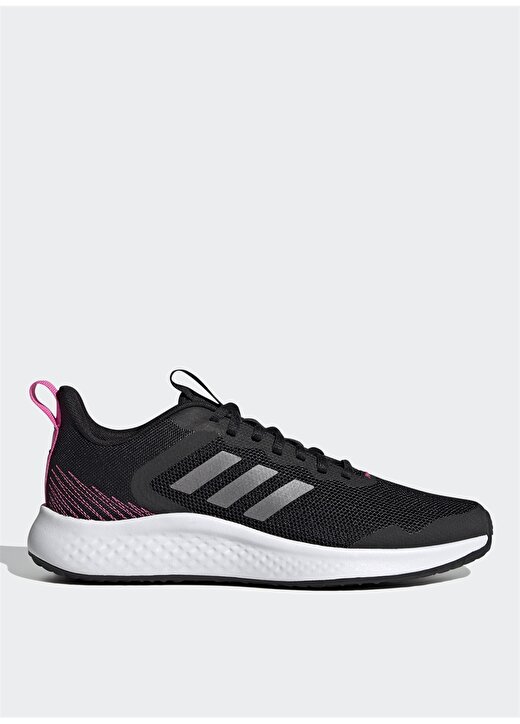 Adidas H04605 Fluidstreet Siyah - Gümüş Kadın Koşu Ayakkabısı 1