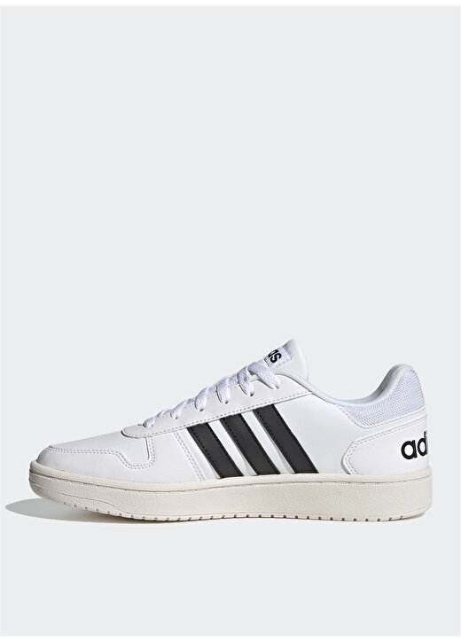 Adidas FY8629 Hoops 2.0 Beyaz - Siyah Erkek Lifestyle Ayakkabı 2