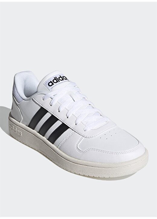 Adidas FY8629 Hoops 2.0 Beyaz - Siyah Erkek Lifestyle Ayakkabı 3
