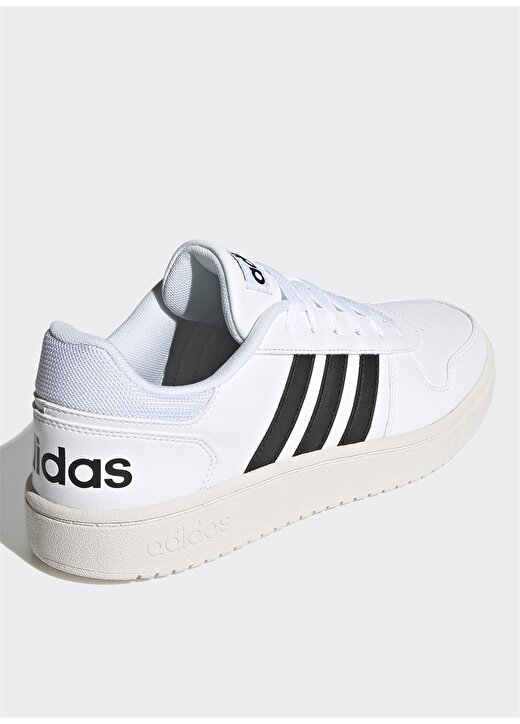 Adidas FY8629 Hoops 2.0 Beyaz - Siyah Erkek Lifestyle Ayakkabı 4
