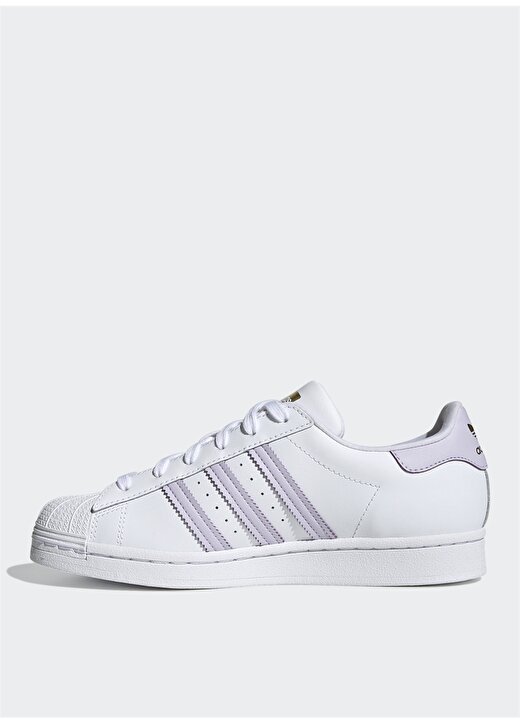 Adidas GZ8143 Superstar W Beyaz - Mor Kadın Lifestyle Ayakkabı 2