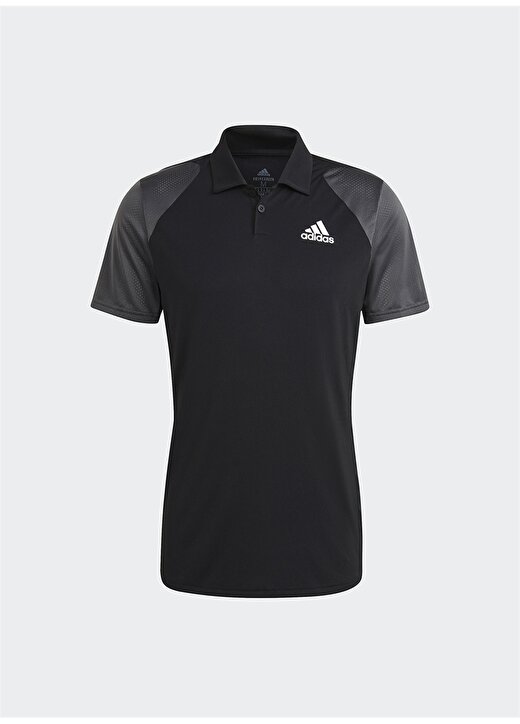 Adidas Siyah - Gri - Beyaz Erkek Polo T-Shirt GL5437 CLUB POLO 1