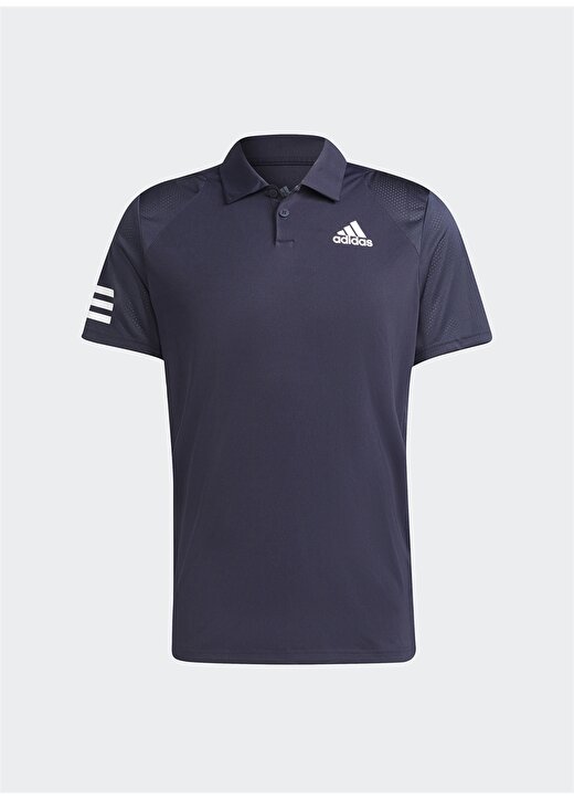 Adidas H34701 Club 3Str Polo Lacivert - Beyaz Erkek Polo T-Shirt 1