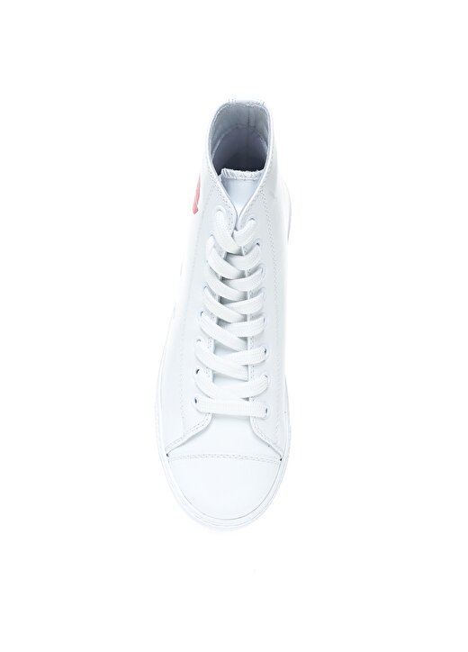 Cem Güventürk X Boyner Beyaz Kadın Bilekli Günlük Ayakkabı KALP 4