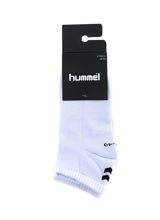 Hummel Beyaz Unisex 2li Spor Çorap HMLMIDI 2-PACK SOCKS   1