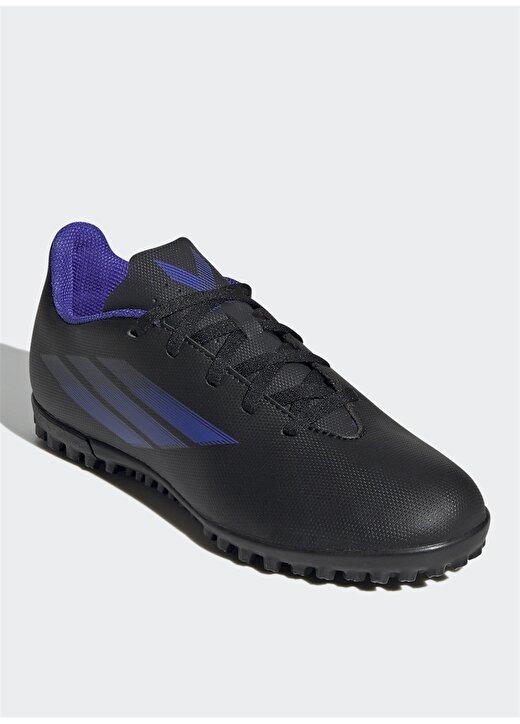 Adidas Siyah - Mavi - Sarı Erkek Çocuk Halı Saha Ayakkabısı X SPEEDFLOW.4 TF J 3